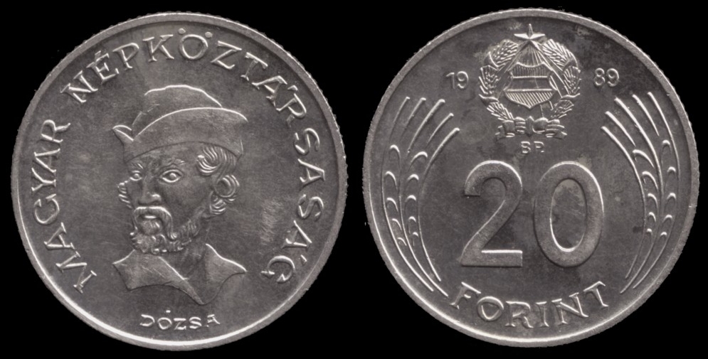 20 Forint 1989